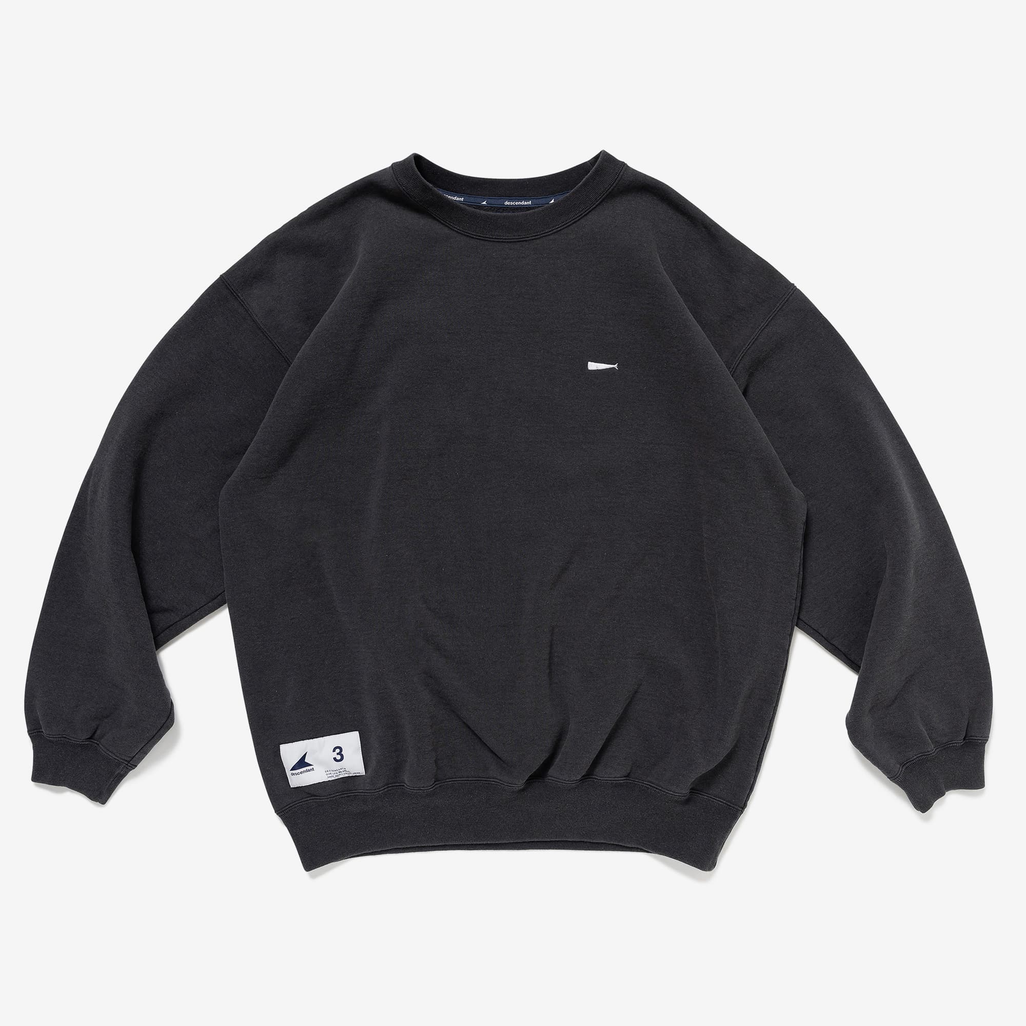 PE CREW NECK Sサイズ GRAY