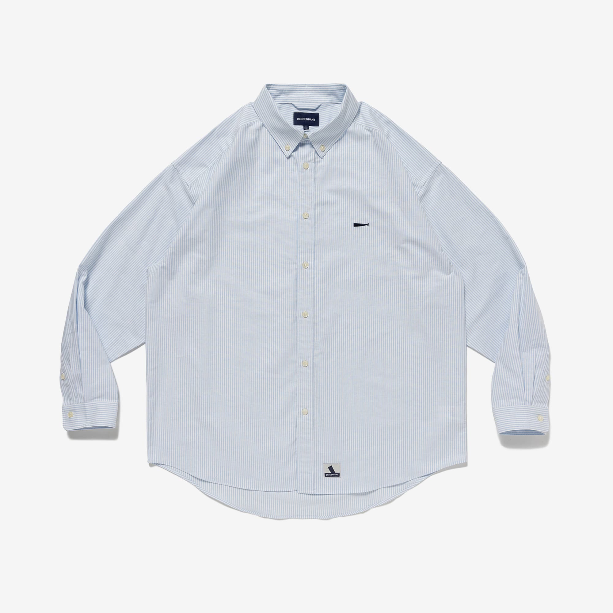 KENNEDY'S ORGANIC COTTON OX STRIPE LS SHIRT