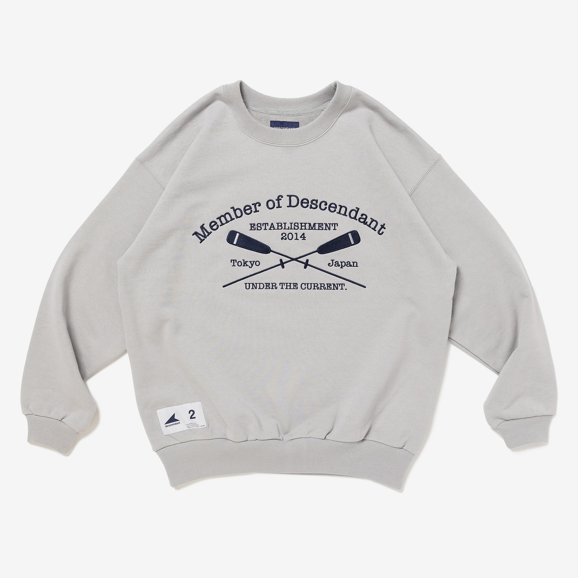 トップス DESCENDANT CROSS PADDLE CREW NECK DESCENDANT / Paddle Crew Neck Sweatshirt
