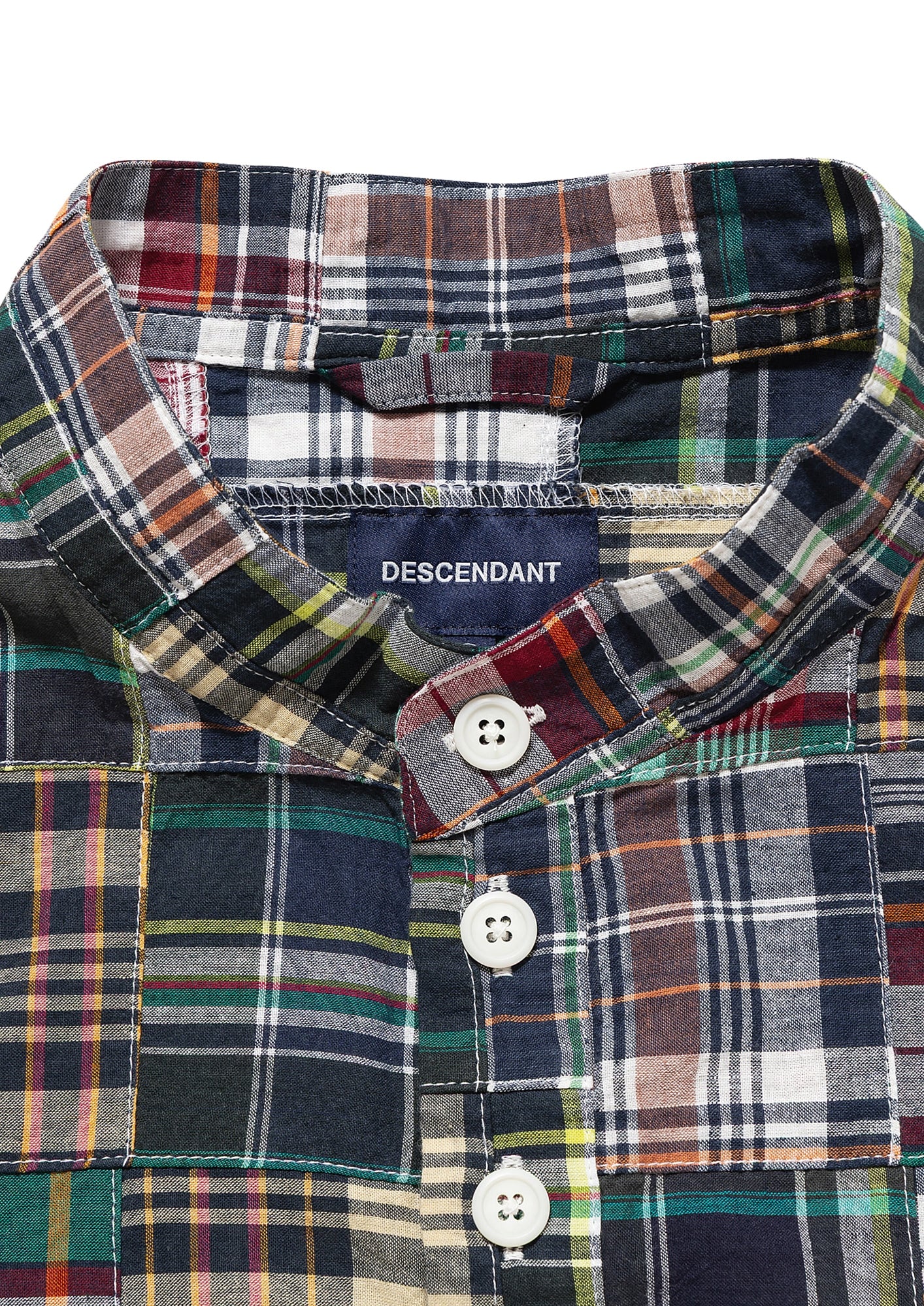 TETTY PULLOVER PATCHWORK LS SHIRT – DESCENDANT