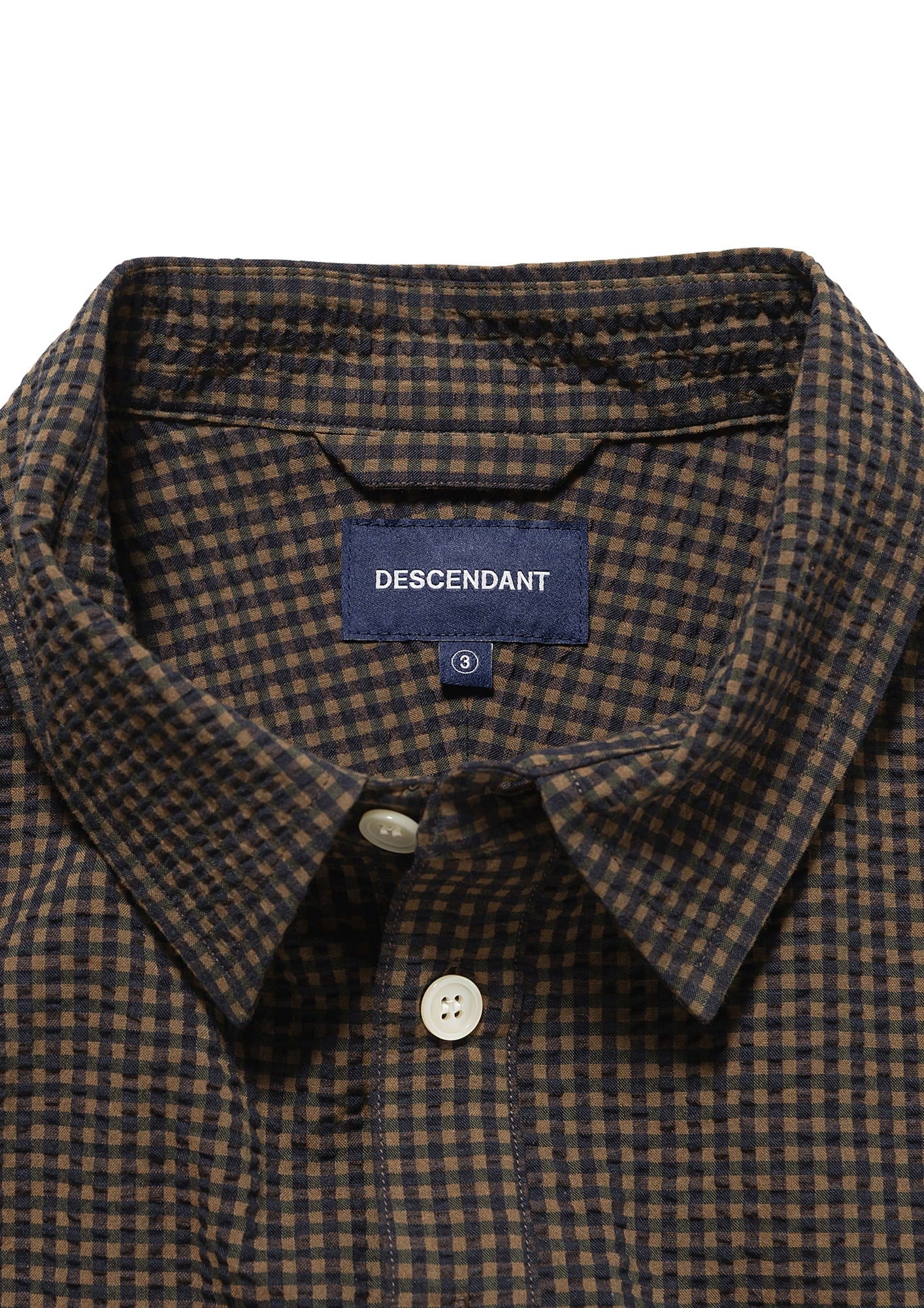 VOIL PULLOVER PLAID SS SHIRT – DESCENDANT