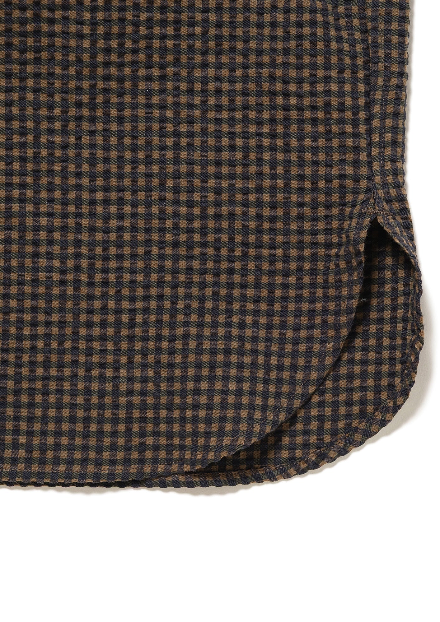 VOIL PULLOVER PLAID SS SHIRT – DESCENDANT