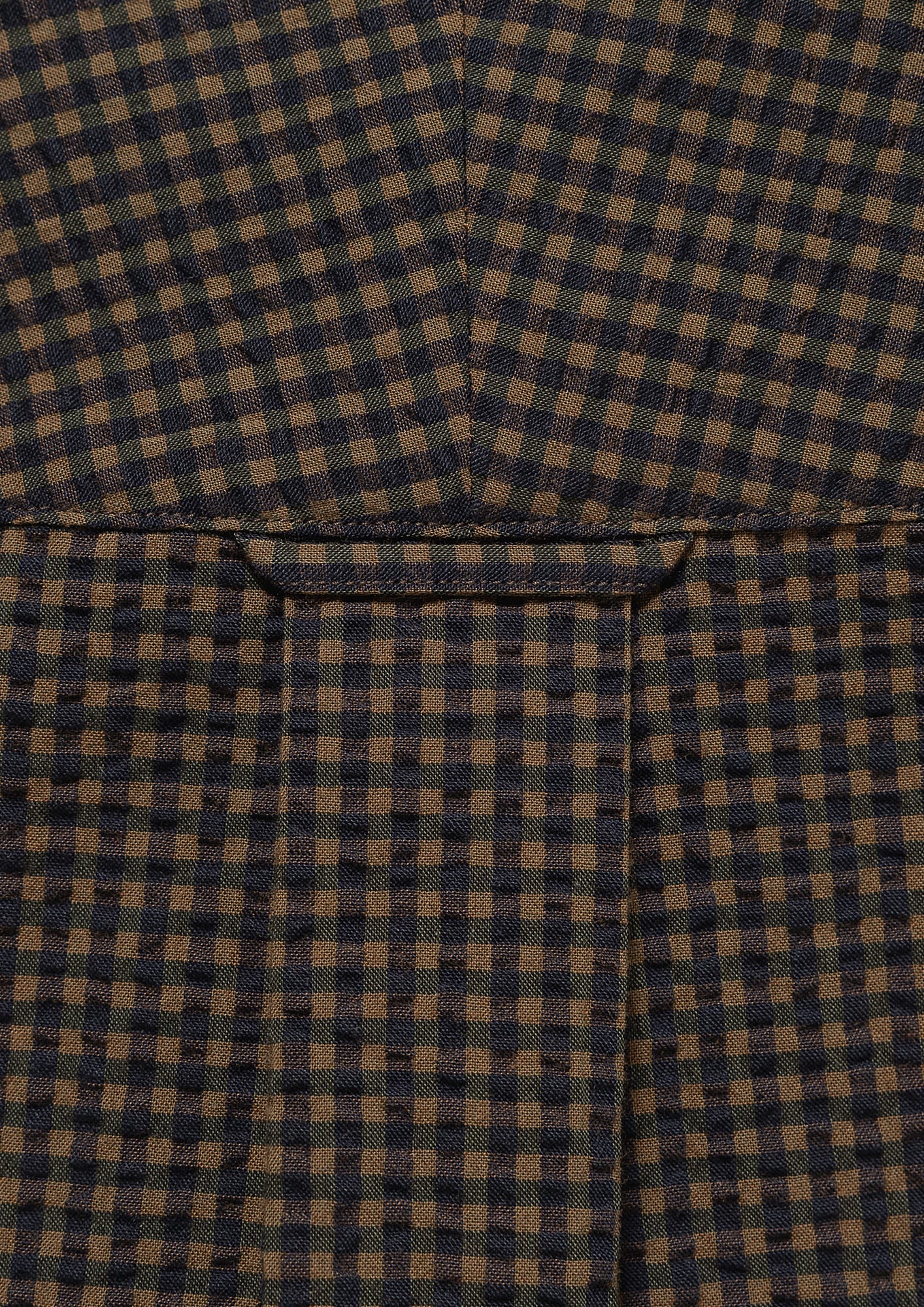 VOIL PULLOVER PLAID SS SHIRT – DESCENDANT