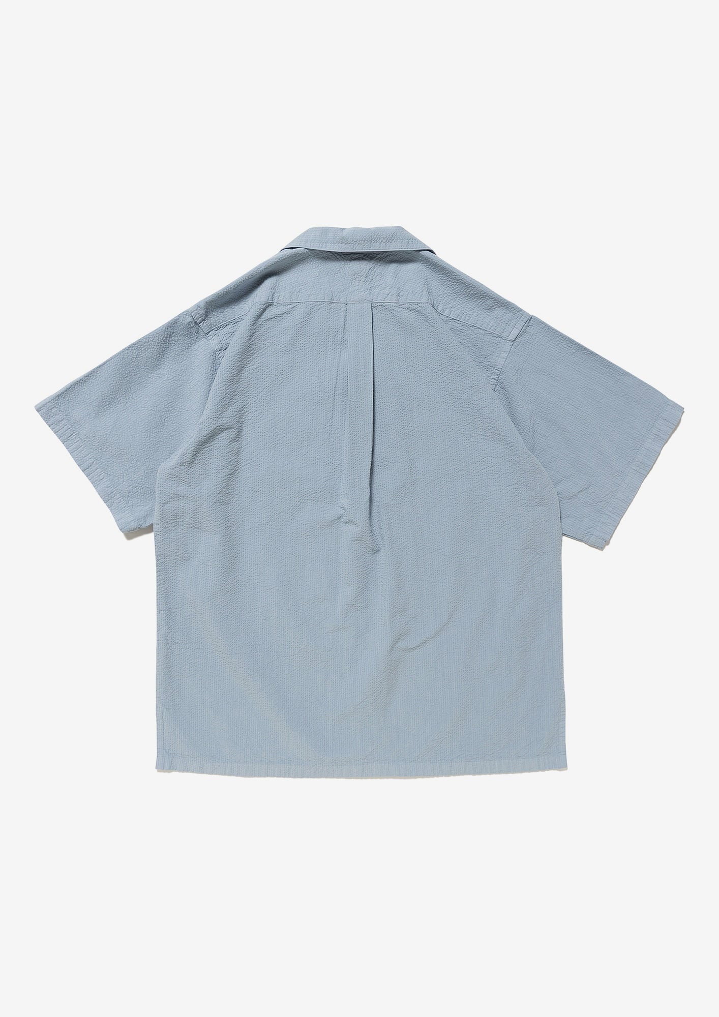 S WIND OPEN COLLAR SEERSUCKER SS SHIRT – DESCENDANT