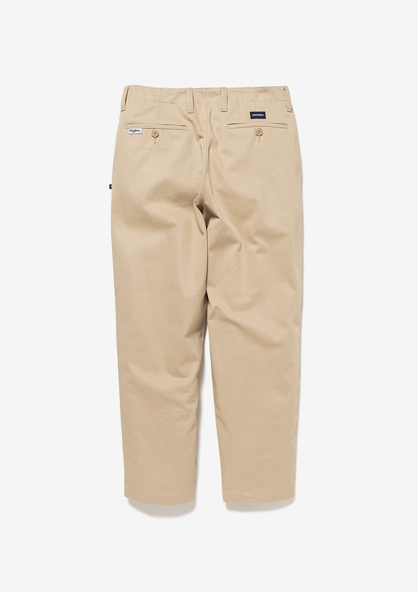 DESCENDANT DC-6 オーガニックコットン ツイル トラウザーズ 3 DC-6 ORGANIC COTTON TWILL TROUSERS – DESCENDANT