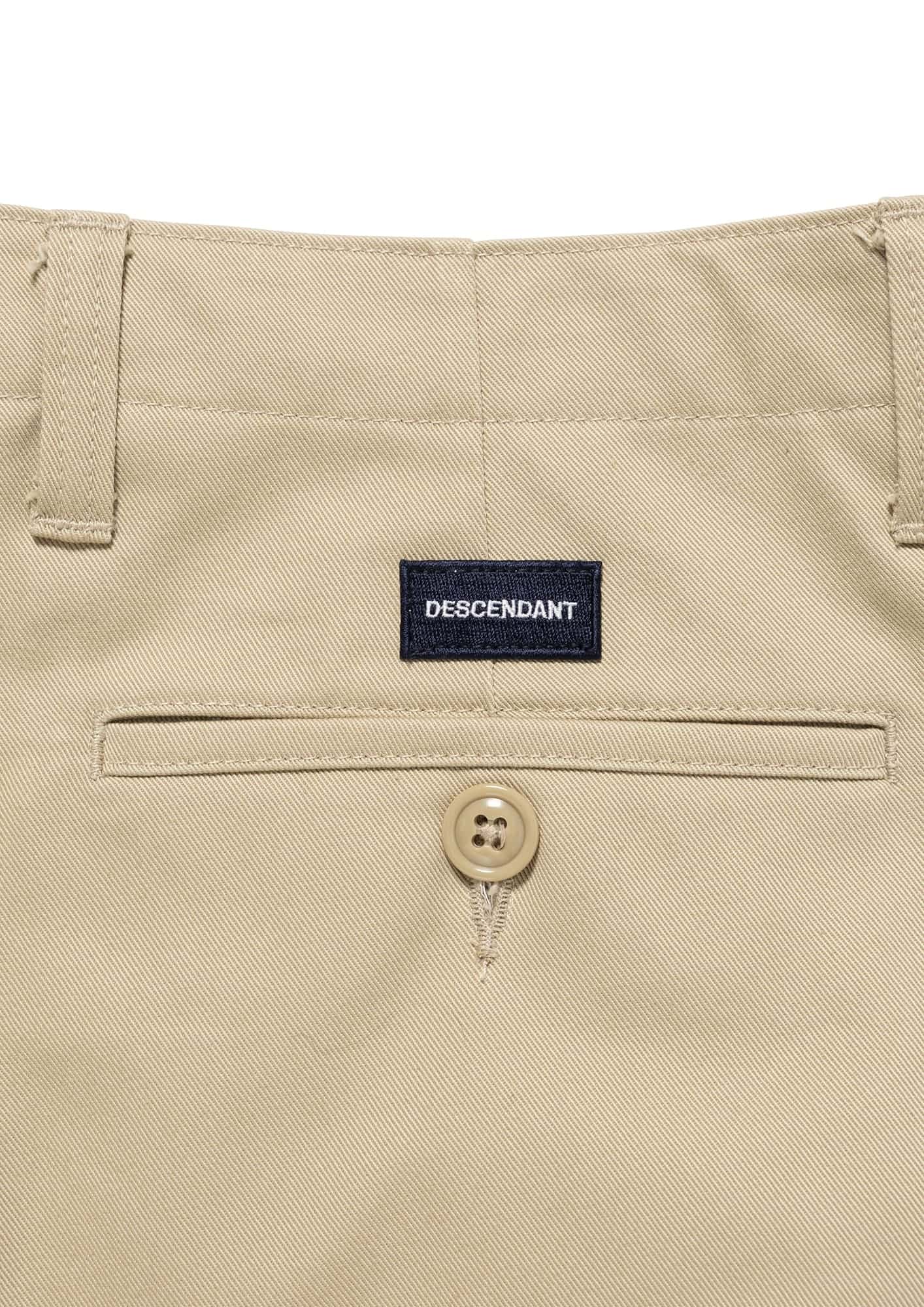 DC-6 ORGANIC COTTON TWILL TROUSERS – DESCENDANT