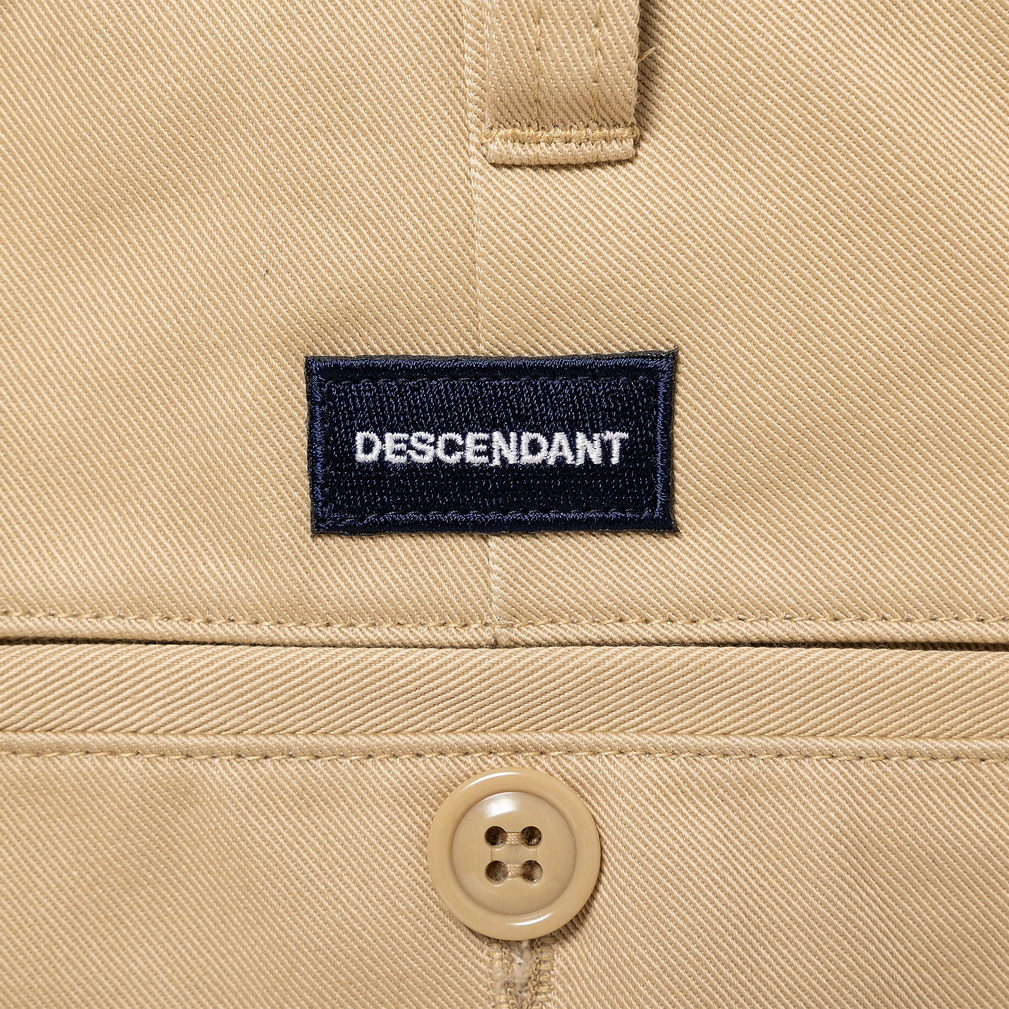 DC-6 ORGANIC COTTON TWILL TROUSERS – DESCENDANT