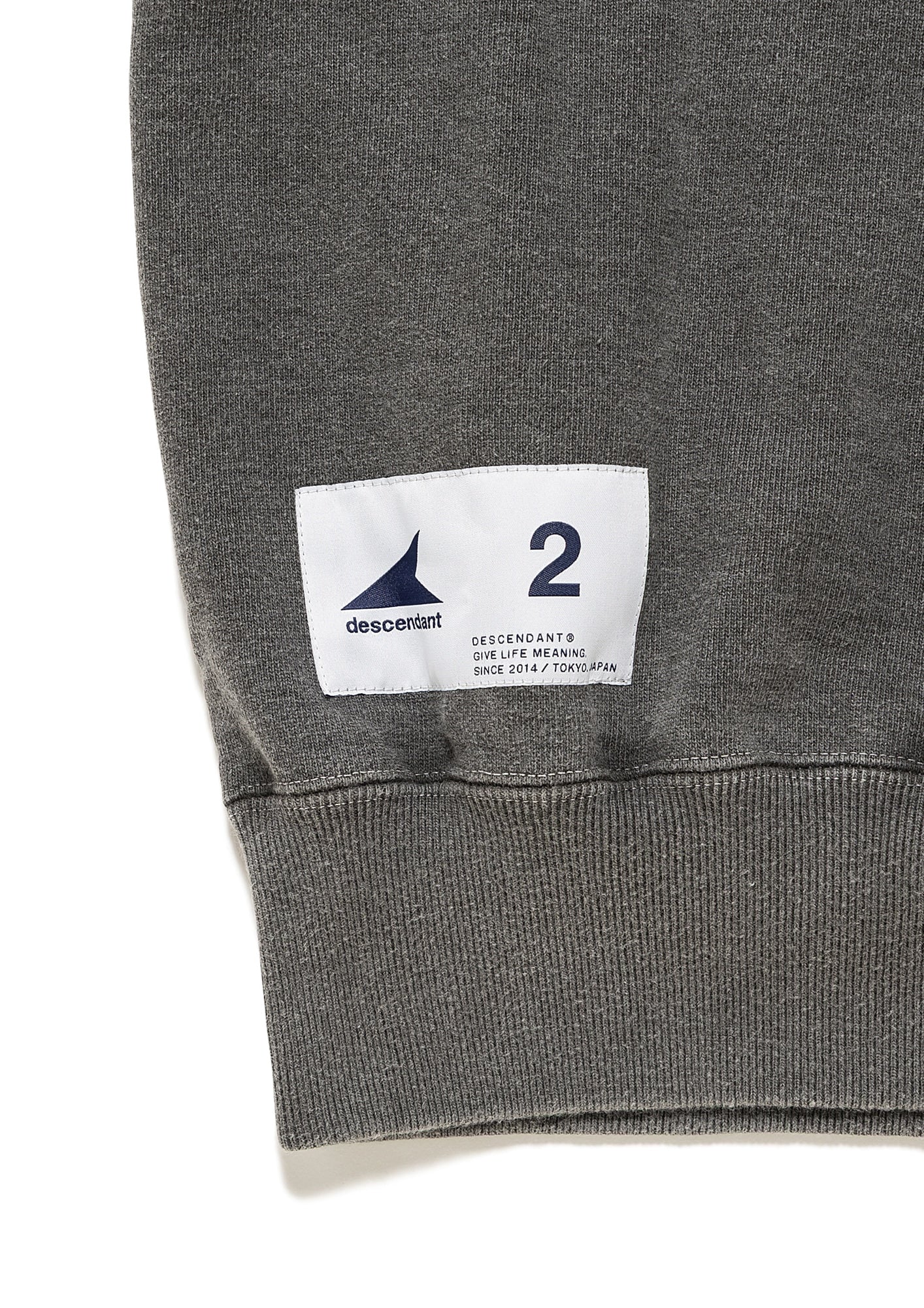 PE CREW NECK PIGMENT DYE – DESCENDANT