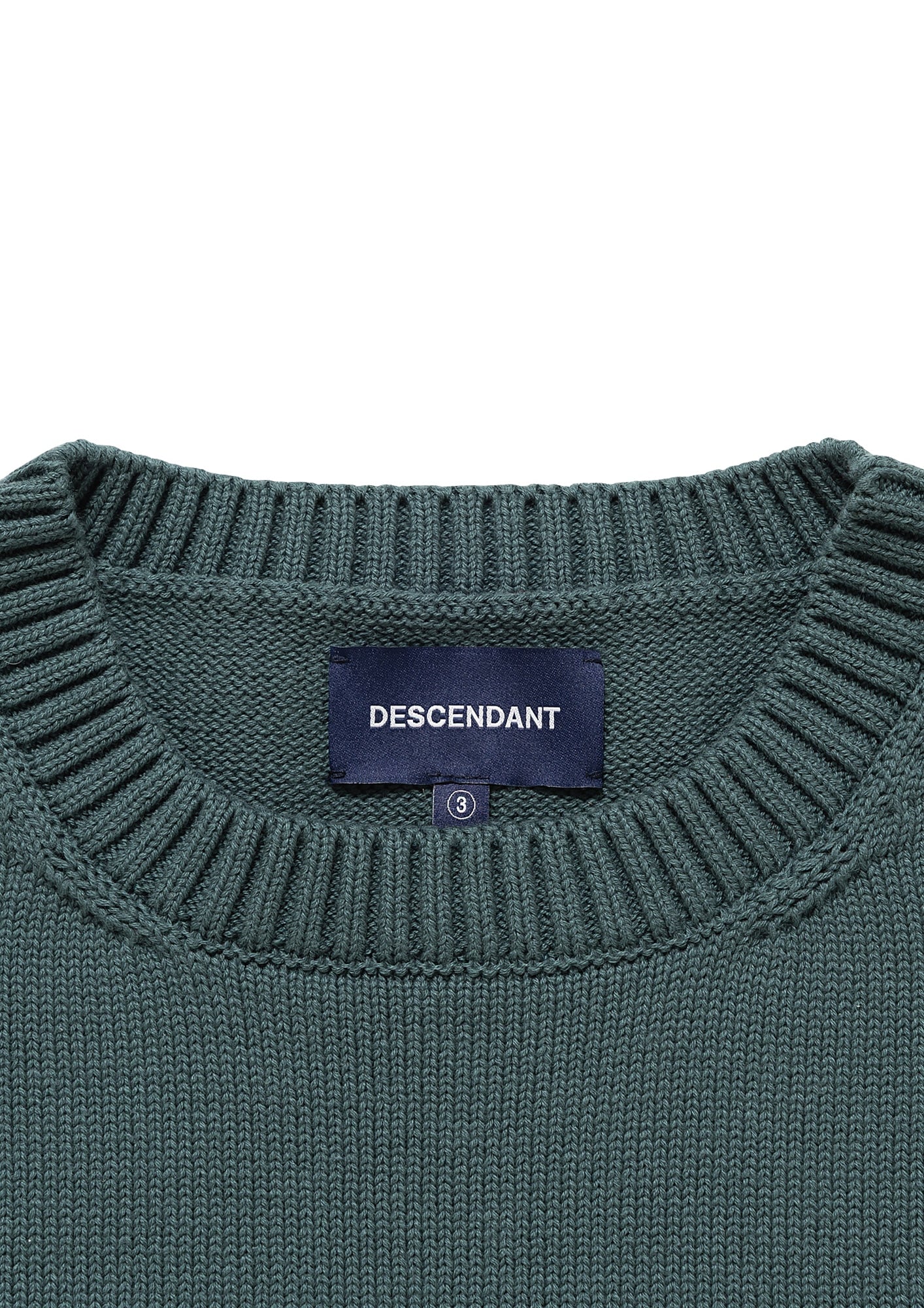 FLUKE UP CREW NECK KNIT – DESCENDANT