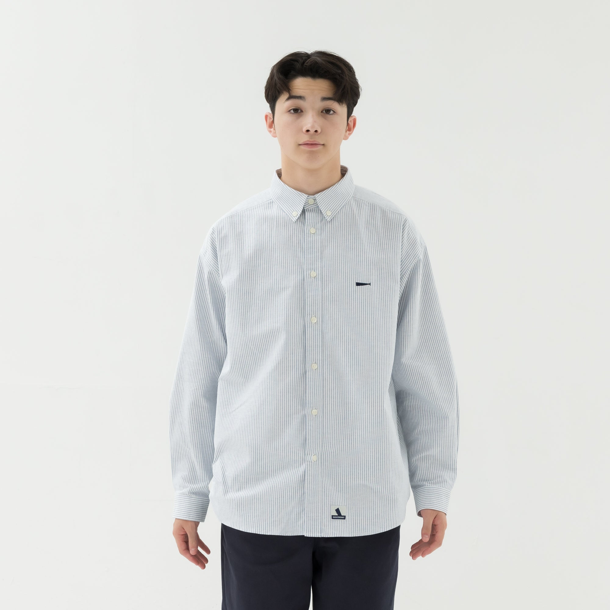 KENNEDY'S ORGANIC COTTON OX STRIPE LS SHIRT – DESCENDANT