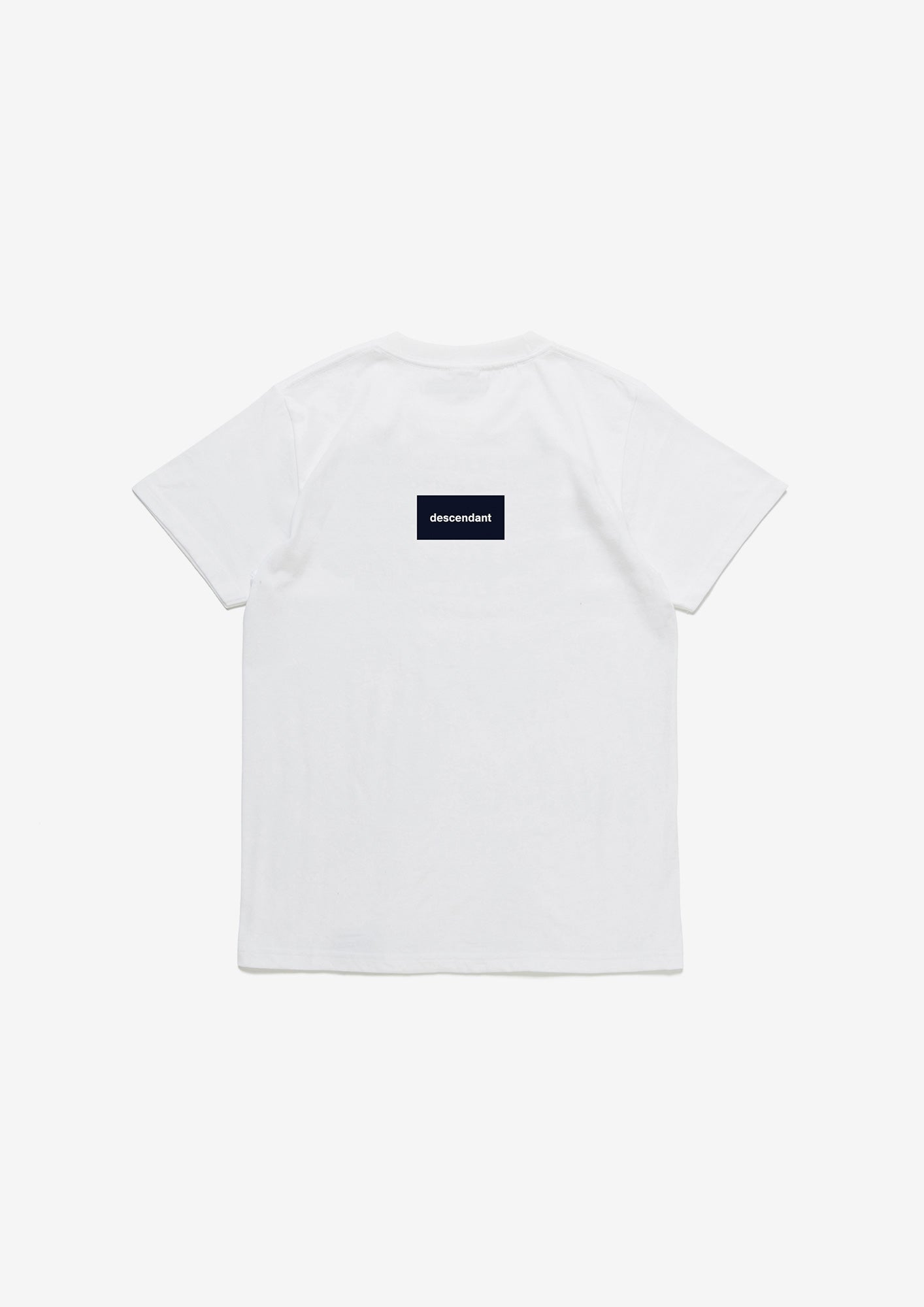 DESCENDANT CACHALOT SS バックロゴ 半袖Tシャツ 2 白 CACHALOT SS – DESCENDANT