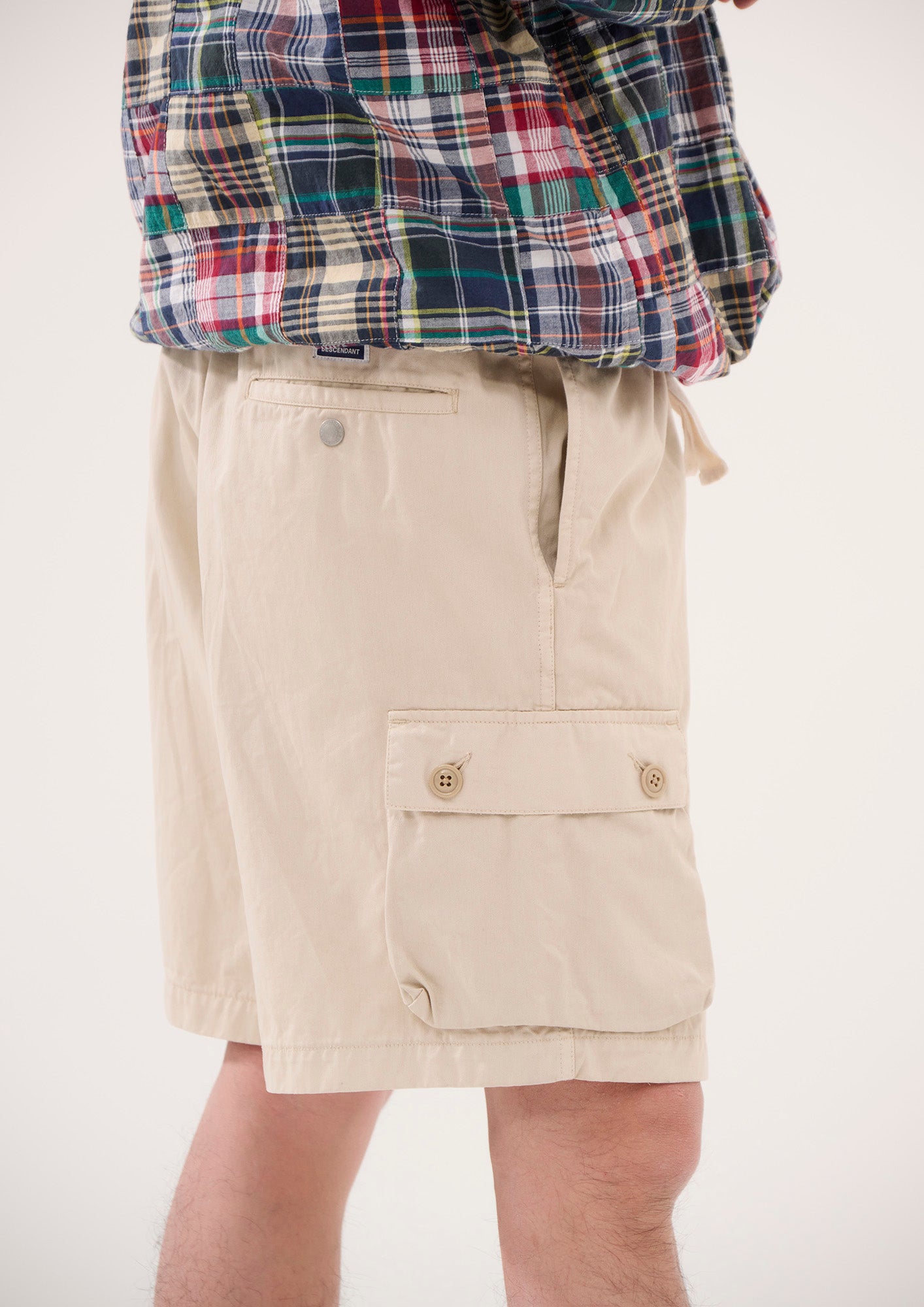 SHORE TWILL CARGO BEACH SHORTS PIGMENT DYE – DESCENDANT