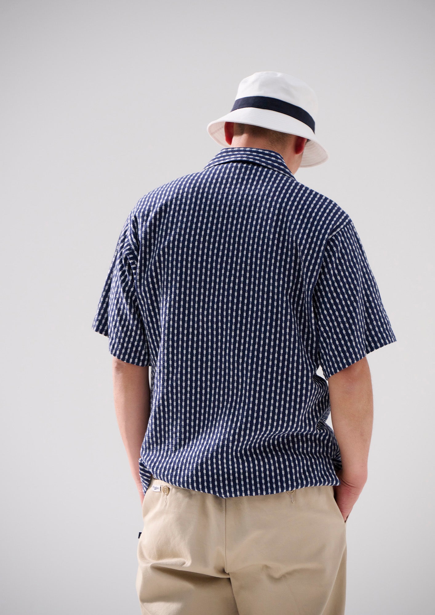 PIER OPEN COLLAR TEXTILE SS SHIRT – DESCENDANT