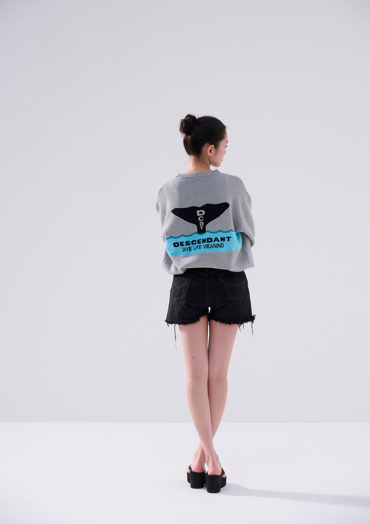 FLUKE UP CREW NECK KNIT – DESCENDANT