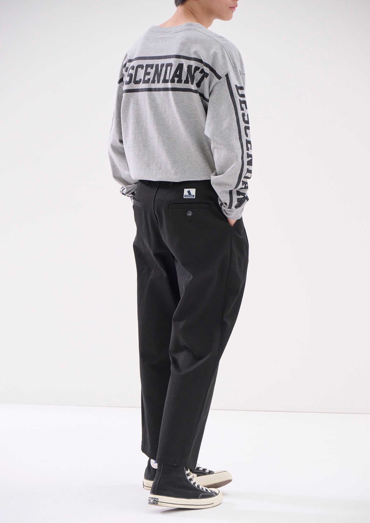 DC-3 ORGANIC COTTON TWILL TROUSERS – DESCENDANT