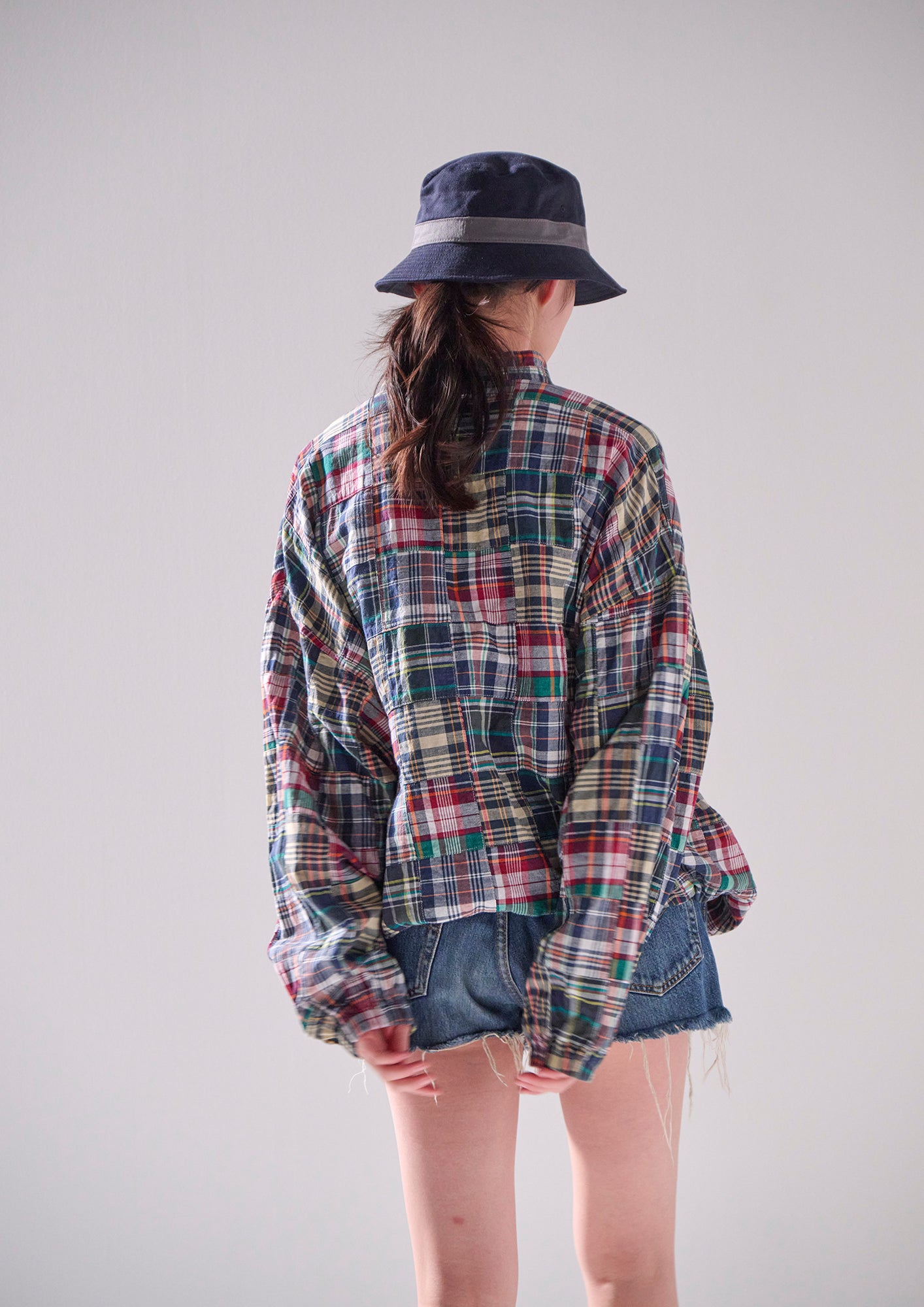TETTY PULLOVER PATCHWORK LS SHIRT – DESCENDANT