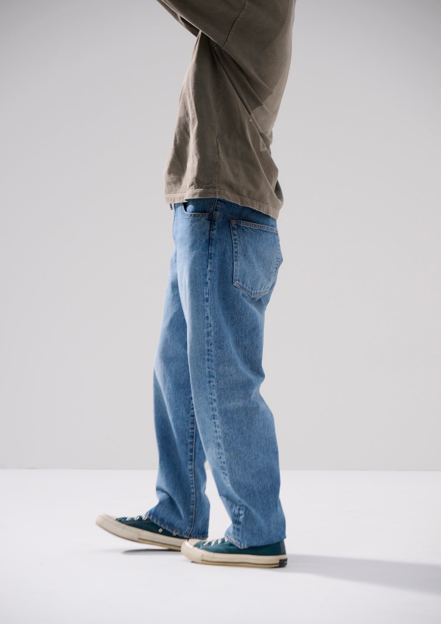 1995 DENIM TROUSERS BAGGY HARD WASH – DESCENDANT
