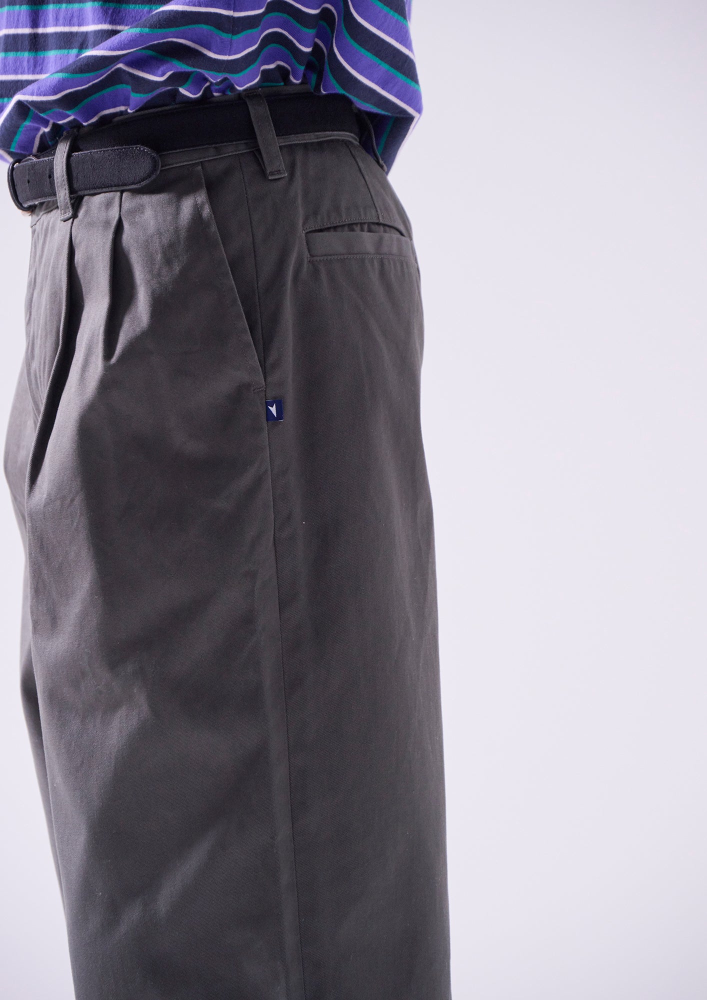 SF TWILL WIDE TROUSERS – DESCENDANT