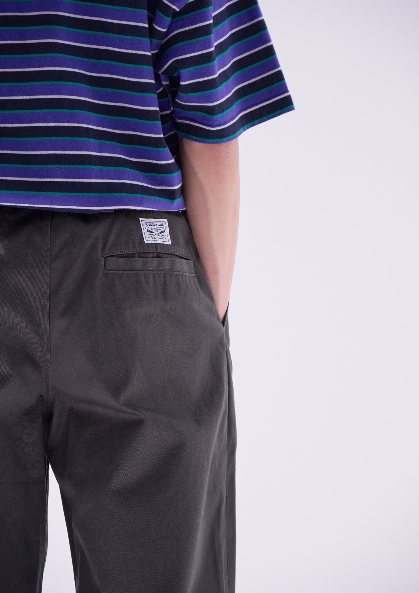 SF TWILL WIDE TROUSERS – DESCENDANT