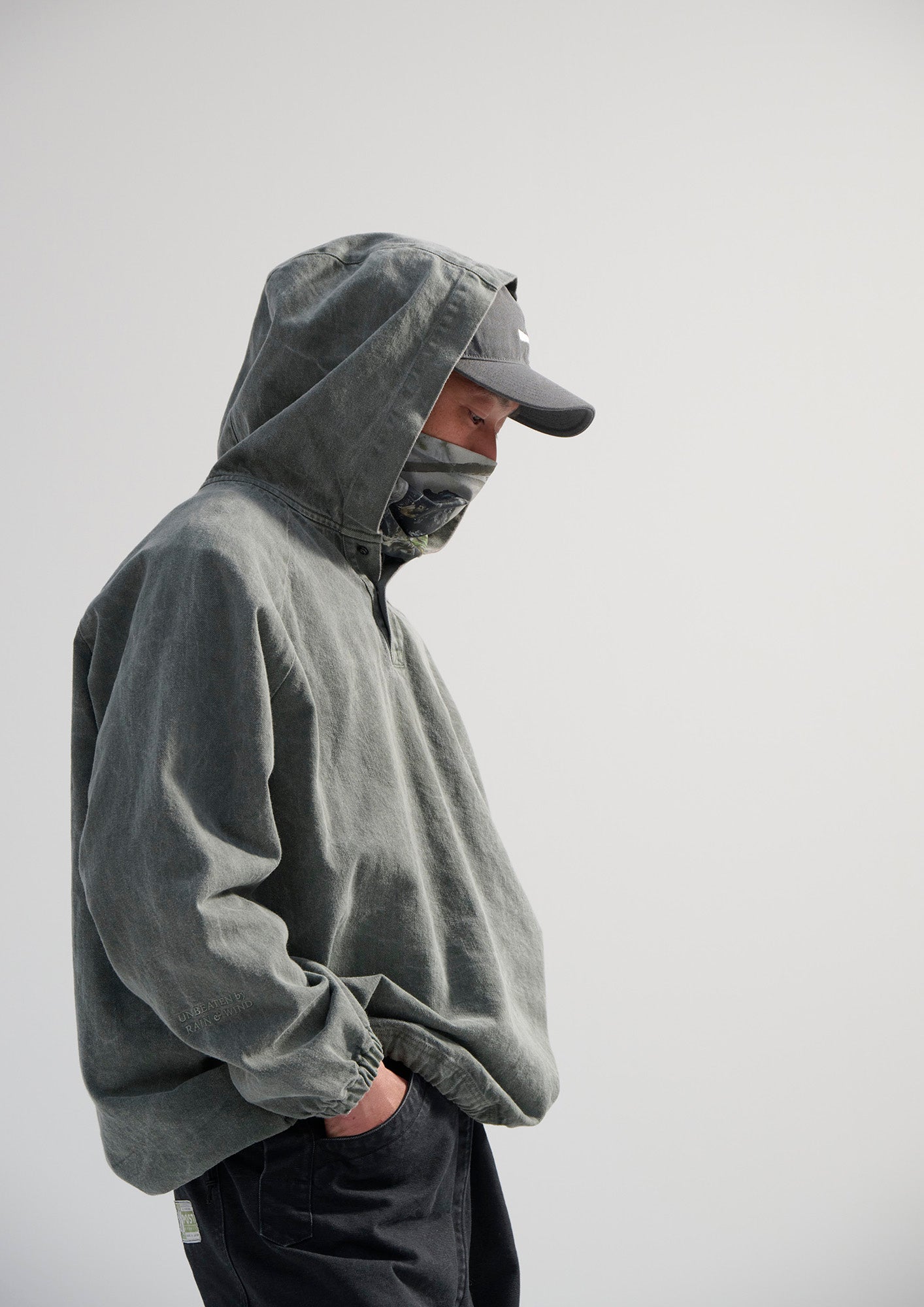 MOLE HOODED LS SHIRT PIGMENT DYE – DESCENDANT