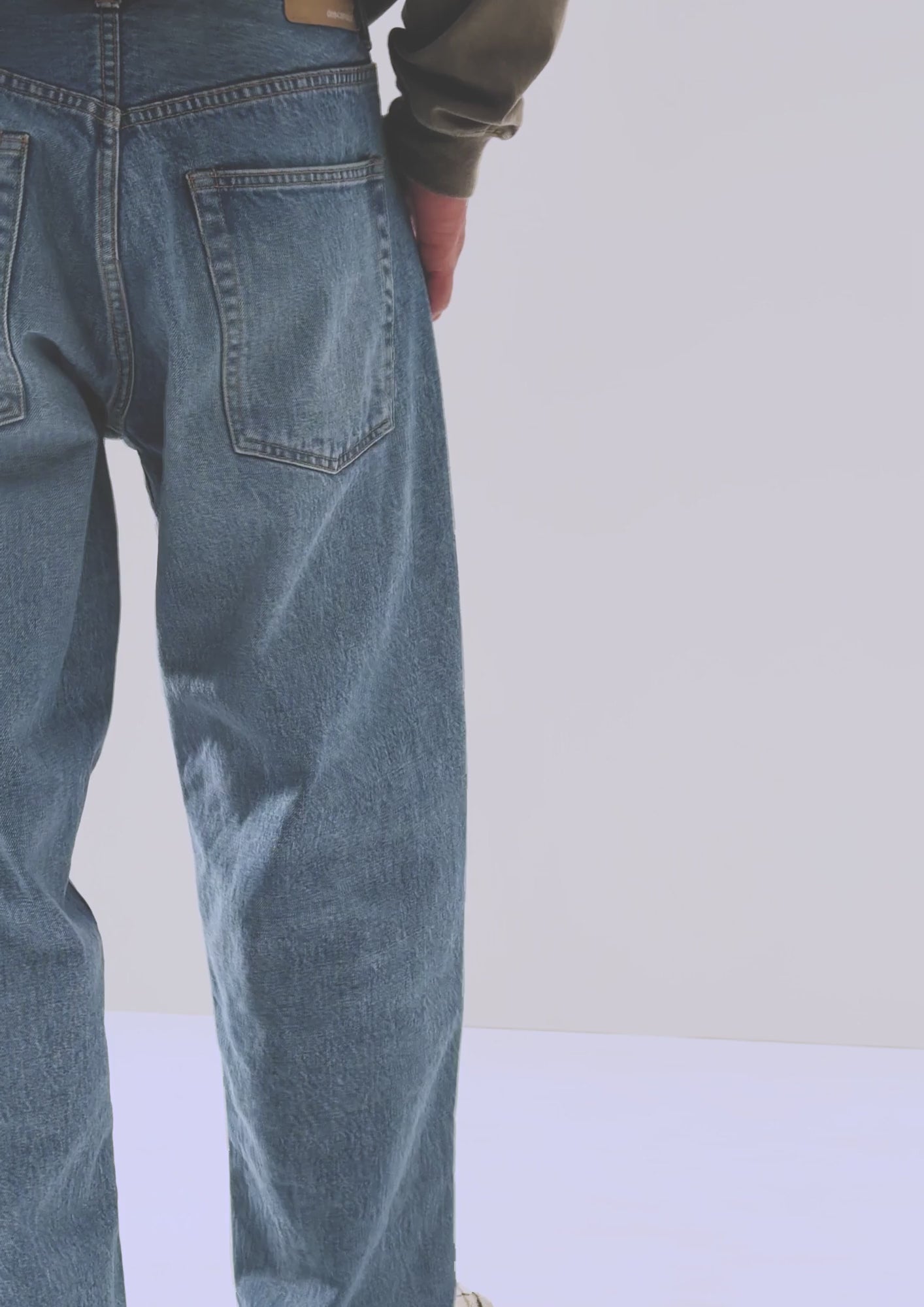 1995 DENIM TROUSERS BAGGY HARD WASH – DESCENDANT