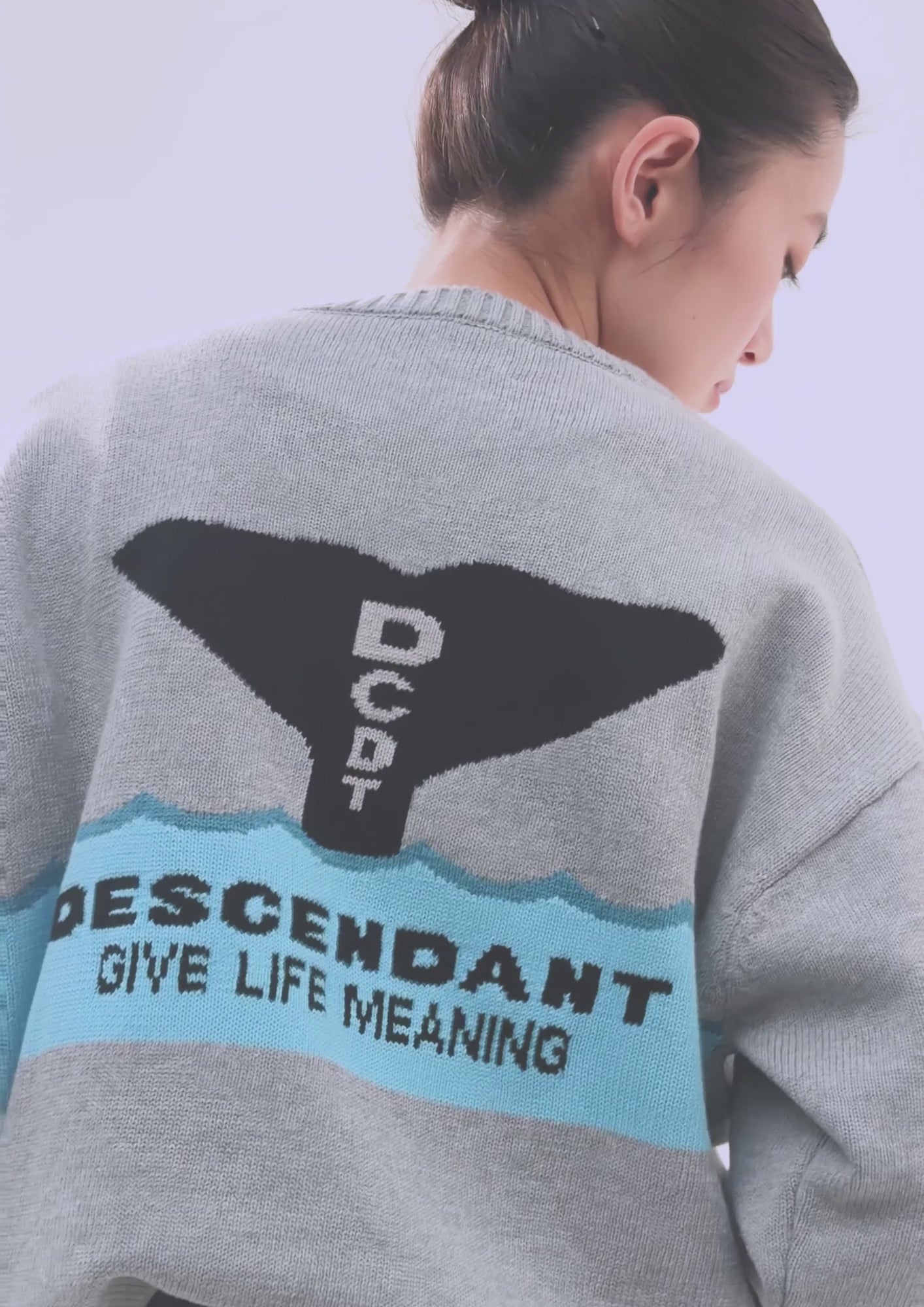 FLUKE UP CREW NECK KNIT – DESCENDANT