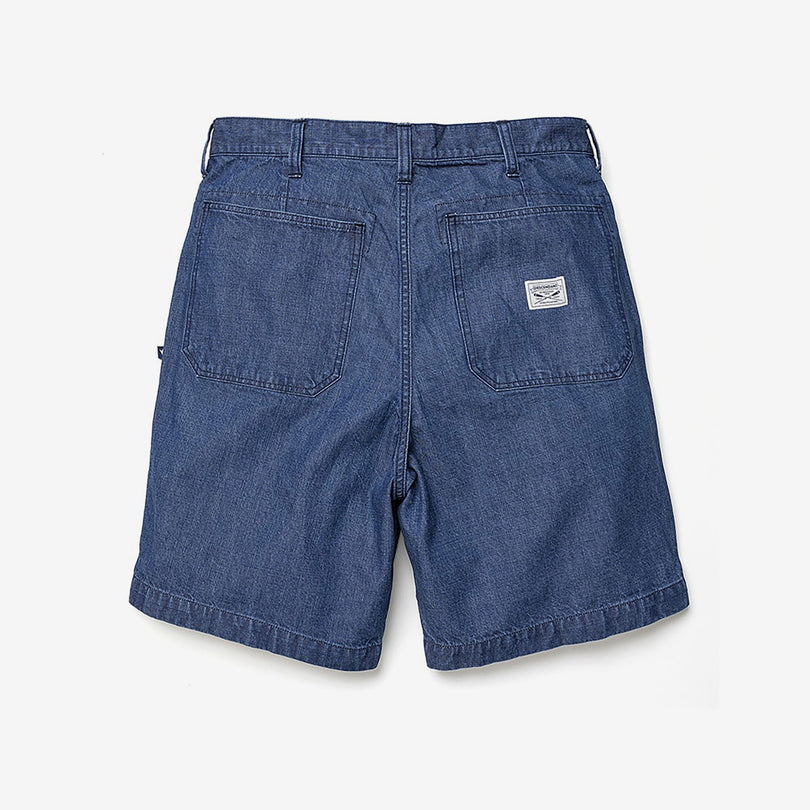 DIY DENIM PAINTER SHORTS