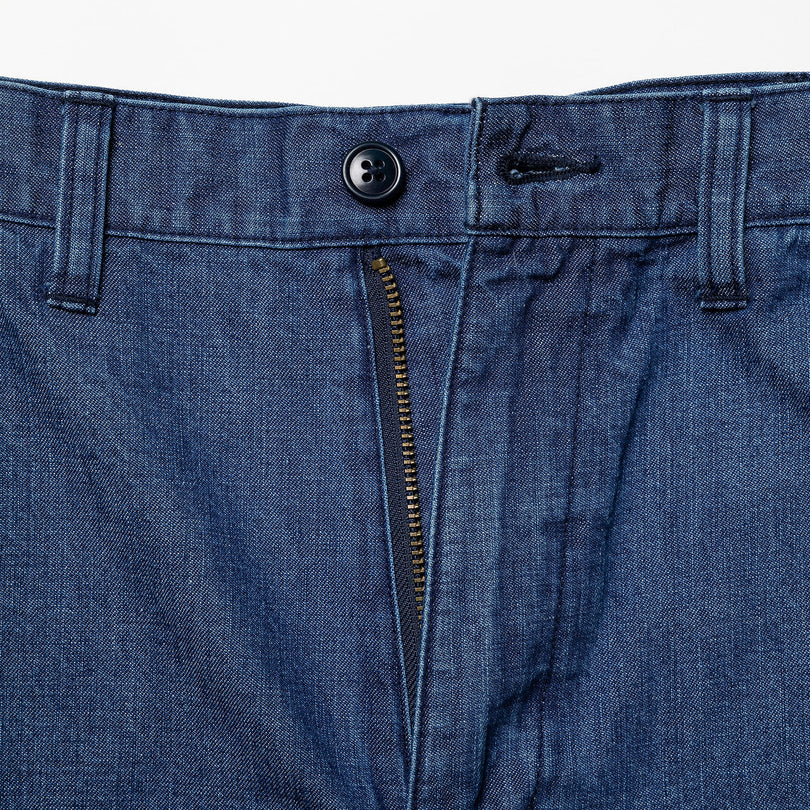 DIY DENIM PAINTER SHORTS – DESCENDANT